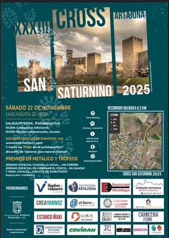 XXXIII. CROSS POPULAR SAN SATURNINO - 2025