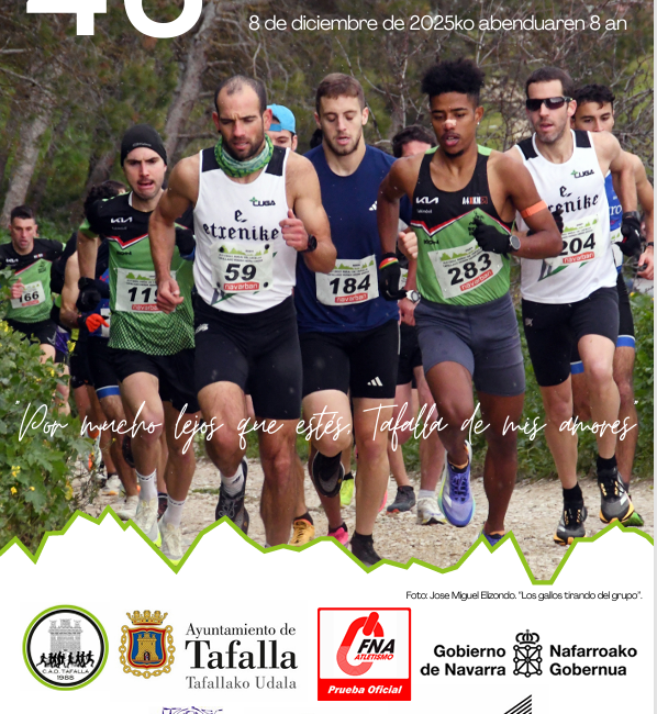 XLVI. TAFALLAKO PEÑETAKO HERRI LASTERKETA - CROSS PEÑAS DE TAFALLA - 2025