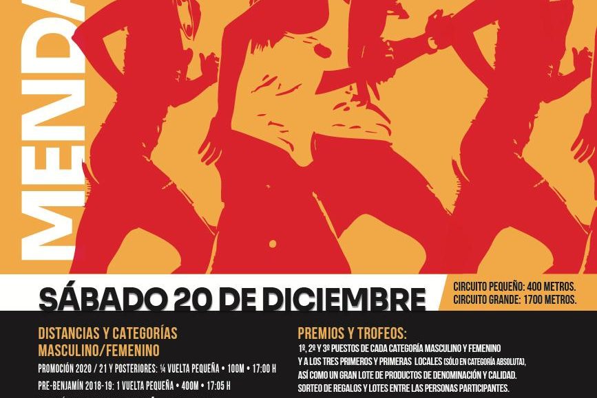 XXVII. CARRERA NAVIDAD MENDAVIA - DENOMINACIONES Y CALIDAD - 2025