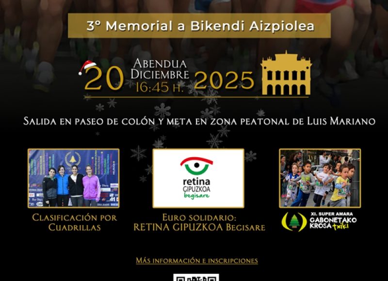 XI. SUPER AMARA GABONETAKO KROSA IRUN - 2025