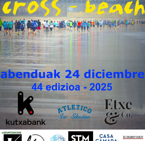 XLIV. HONDARTZAKO KROSA - CROSS BEACH - 2025