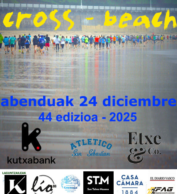 XLIV. HONDARTZAKO KROSA - CROSS BEACH - 2025