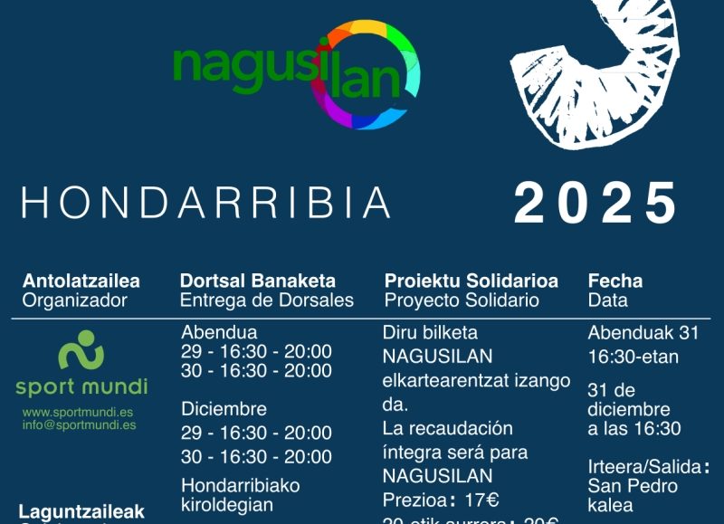 XVI. SAN SILVESTRE SPORT MUNDI - HONDARRIBIA - 2025