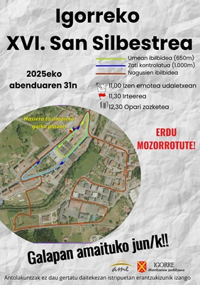XIV. SAN SILVESTRE - IGORRE - 2025