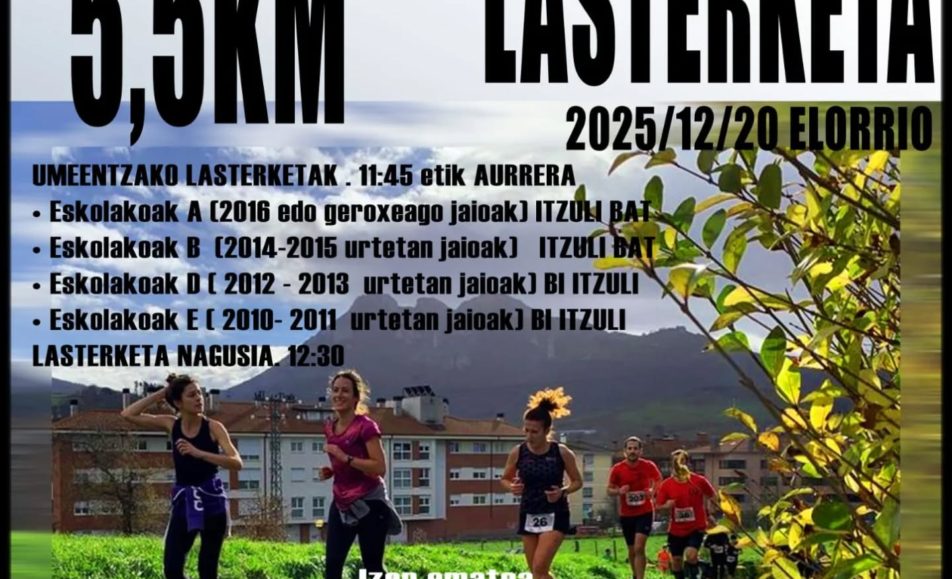 XII. SANTXIBIRI HERRI LASTERKETA - 2025
