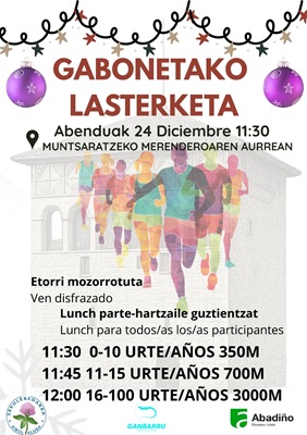 XII. GABONETAKO LASTERKETA - ABADIÑO - 2025