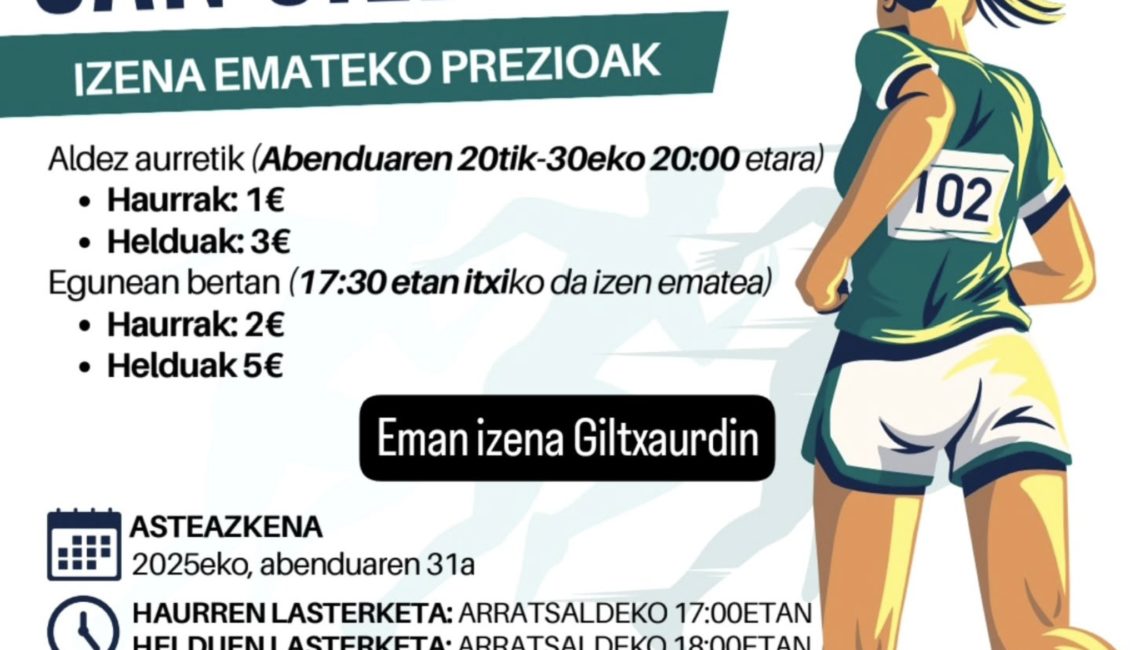 XV. SAN SILVESTRE - ELIZONDO - BAZTAN - 2025