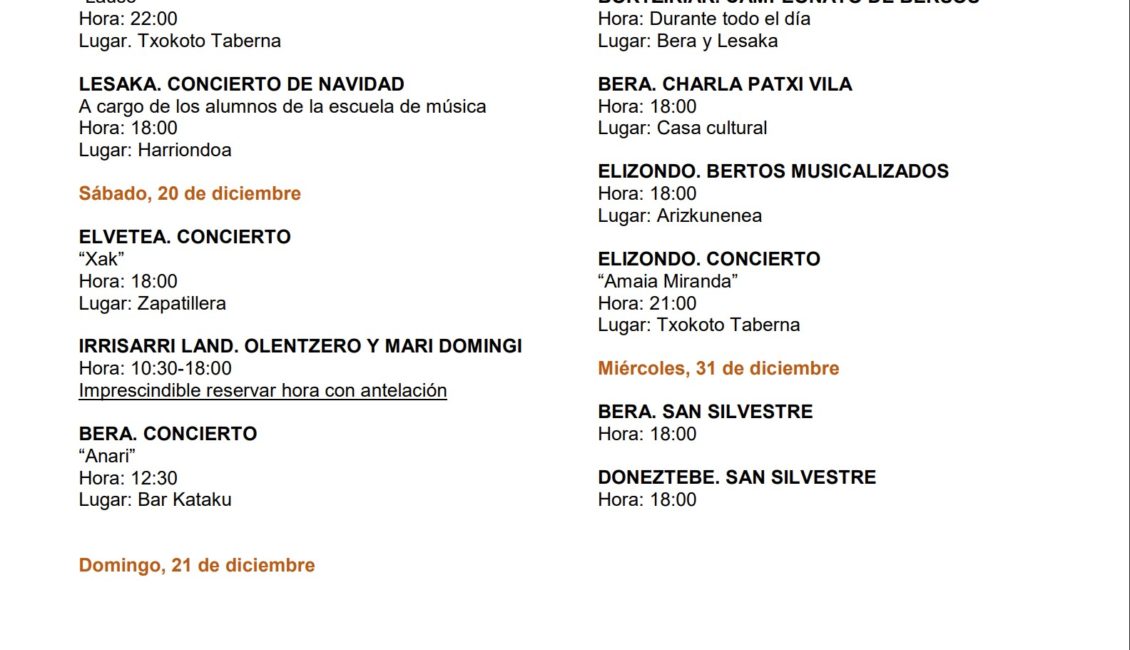 SAN SILVESTRE - BERA - 2025
