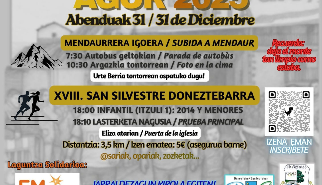 XVIII. SAN SILVESTRE - DONEZTEBARRA - 2025