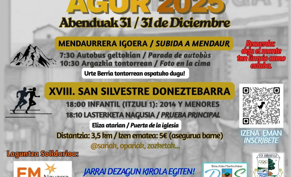 XVIII. SAN SILVESTRE - DONEZTEBARRA - 2025