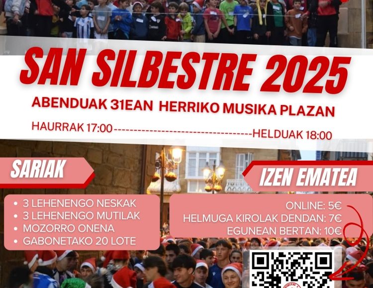 XXIII. SAN SILVESTRE - ZARAUTZ - 2025