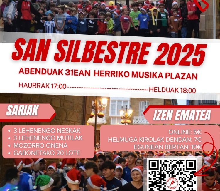 XXIII. SAN SILVESTRE - ZARAUTZ - 2025