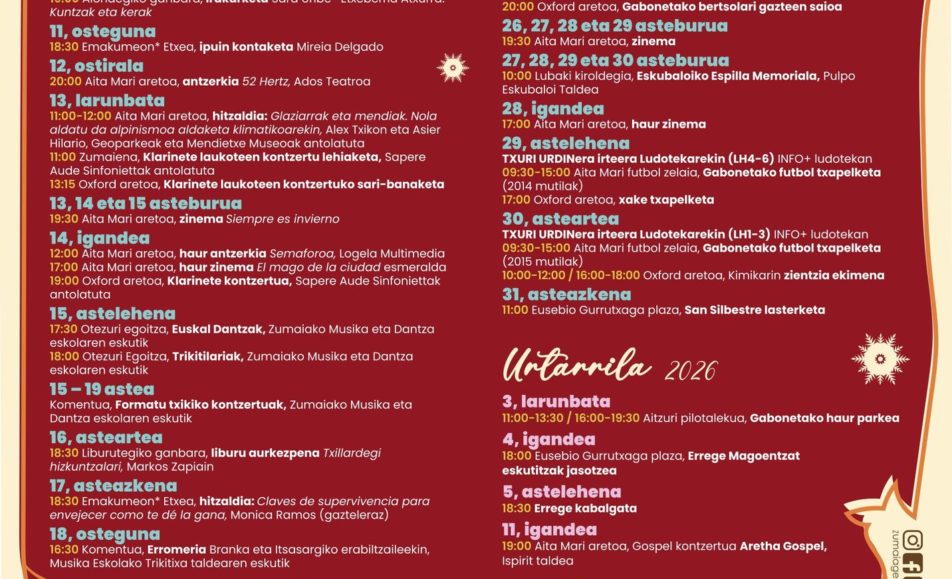 XV. SAN SILVESTRE ZUMAIA - 2025