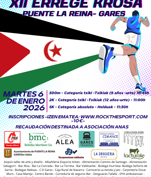XI. GARESKO ERREGE KROSA / CROSS DE REYES PUENTE LA REINA - 2026