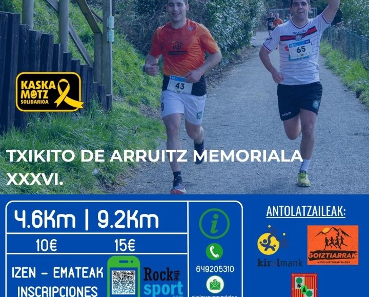 XXXVI. LEKUNBERRIKO KROSA - MEMORIAL TXIKITO DE ARRUITZ - 2026