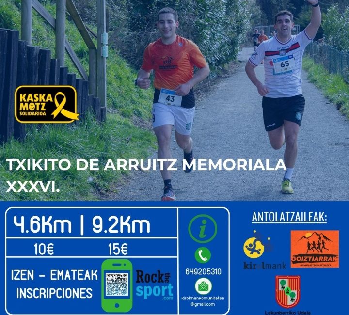 XXXVI. LEKUNBERRIKO KROSA - MEMORIAL TXIKITO DE ARRUITZ - 2026
