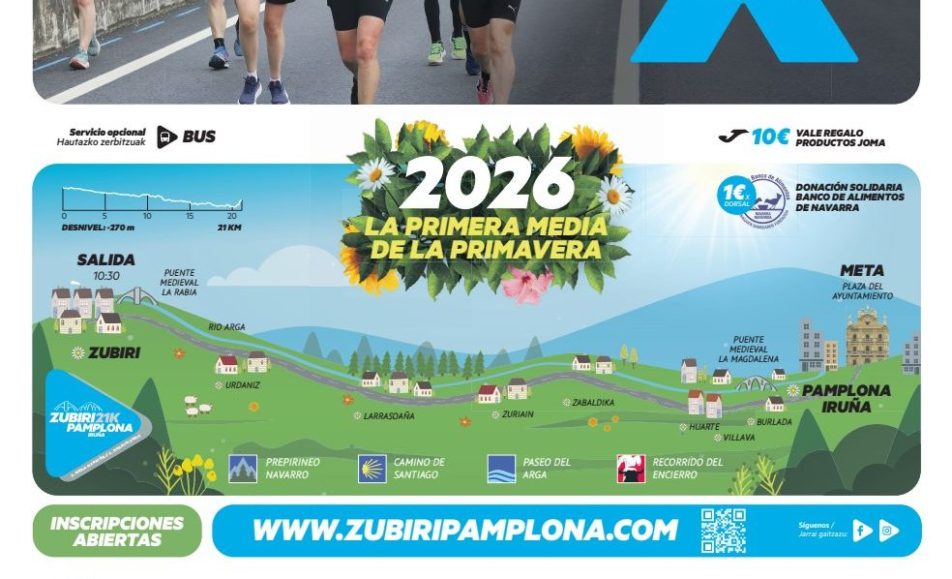 X. MEDIA MARATON ZUBIRI-PAMPLONA MARATOI ERDIA - 2026