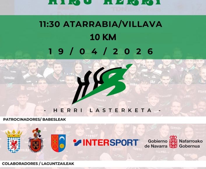 XXXVI. HIRU-HERRI HERRI LASTERKETA - 2026