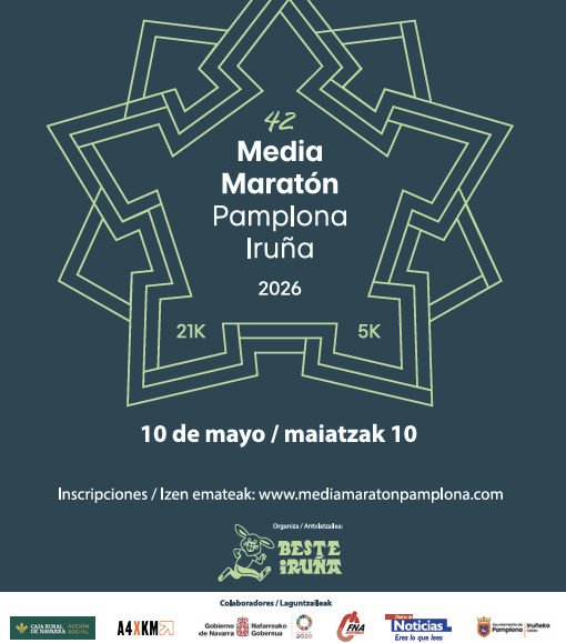 XLII. MEDIA MARATÓN PAMPLONA - IRUÑEAKO ERDI MARATOIA - 2026