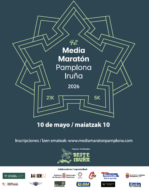 XLII. MEDIA MARATÓN PAMPLONA - IRUÑEAKO ERDI MARATOIA - 2026