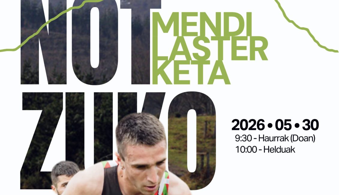XIV. EREÑOTZUKO MENDI LASTERKETA - 2026