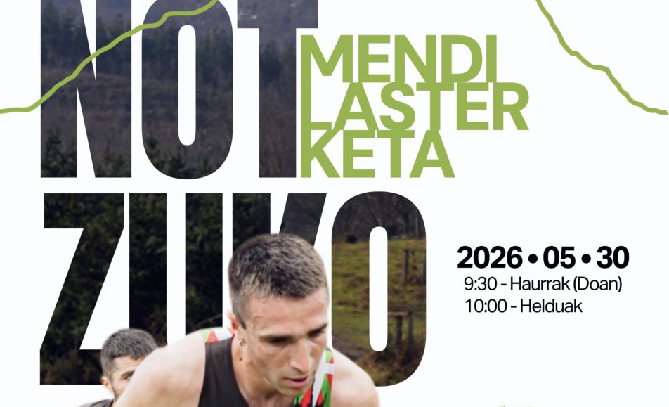 XIV. EREÑOTZUKO MENDI LASTERKETA - 2026
