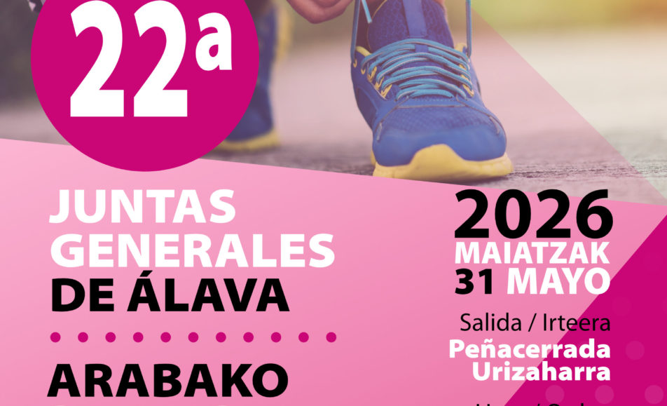 XXII. CARRERA POPULAR JUNTAS GENERALES DE ALAVA - ARABAKO BATZAR NAGUSIAK - 2026
