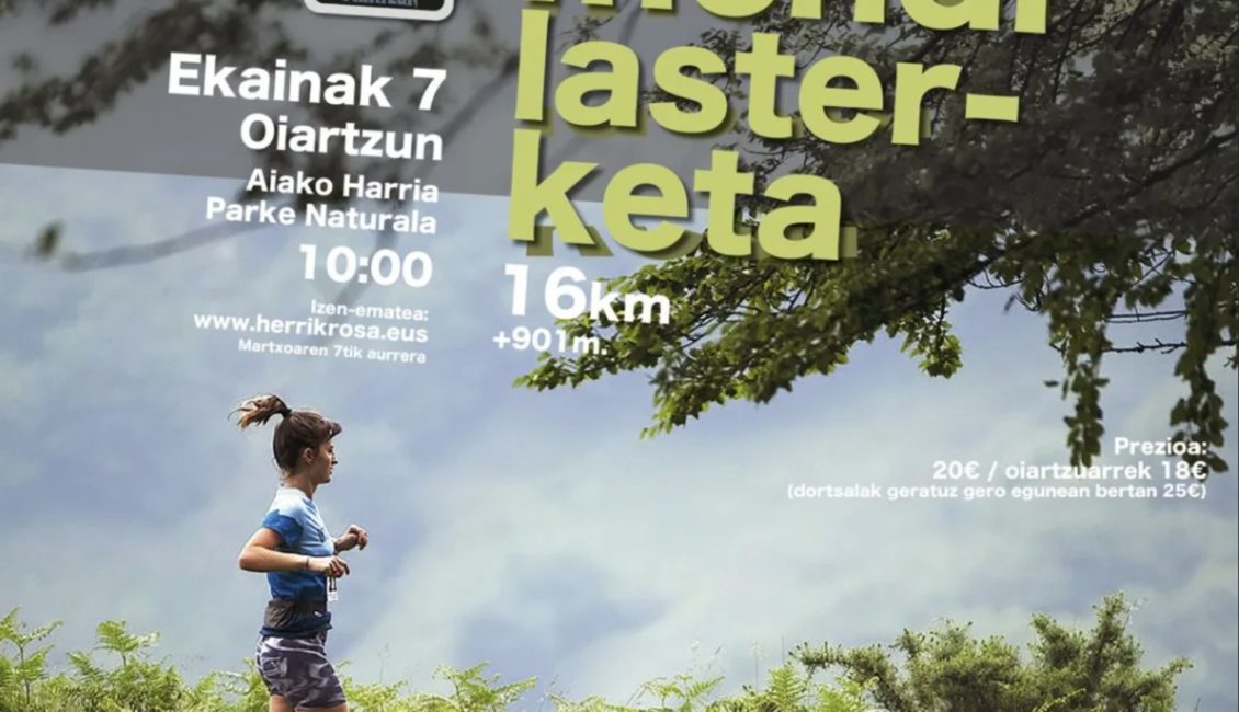 XI. INTXIXU TRAIL OIARTZUNGO MENDI LASTERKETA - 2026