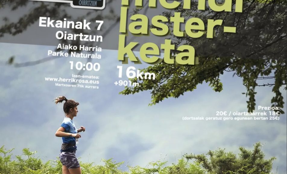 XI. INTXIXU TRAIL OIARTZUNGO MENDI LASTERKETA - 2026