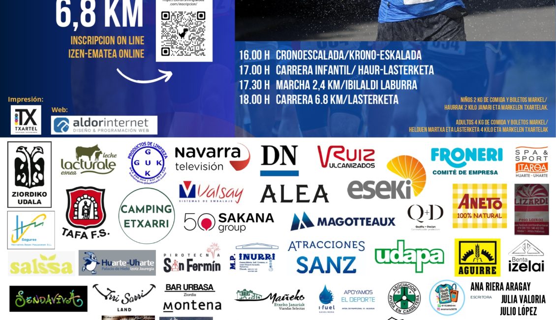 XIII. ZIORDIAKO LASTERKETA SOLIDARIOA - CARRERA SOLIDARIA - 2026