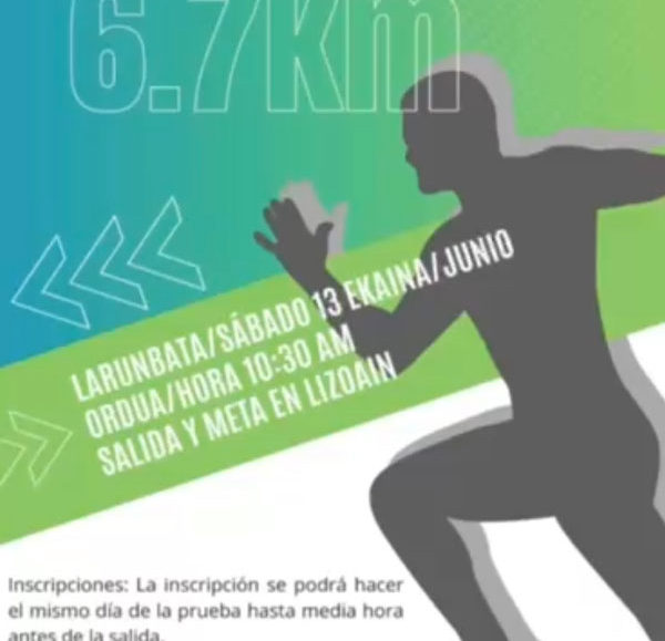 XXII. CARRERA POPULAR LIZOAIN-ARRIASGOITI HERRI LASTERKETA - 2026