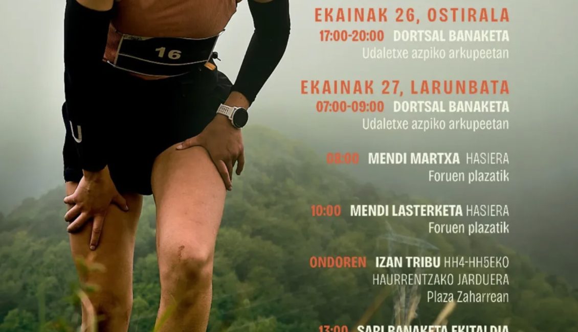 I. ZUHATZA TRAIL MENDI LASTERKETA - 2026