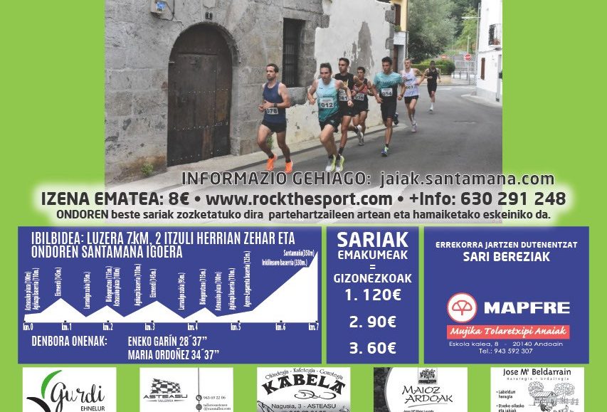 XXIV. ASTEASUKO SANTAMAĆA KROS IGOERA - 2026