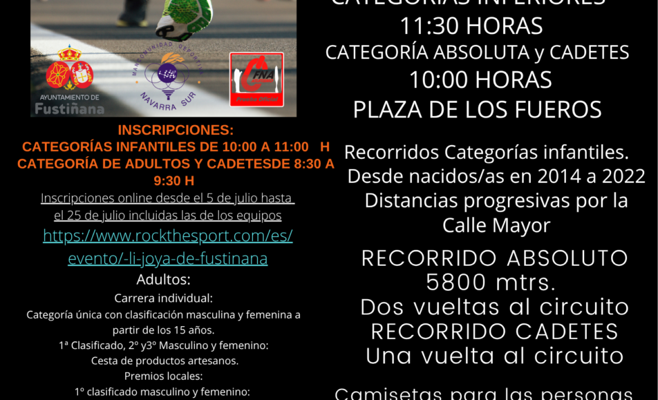 XLII. JOYA DE FUSTIÑANA - 2026