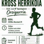 XLIII. AGERRAKO KROSS HERRIKOIA - LUIS Mª APEZTEGIA OROIGARRIA - 2026