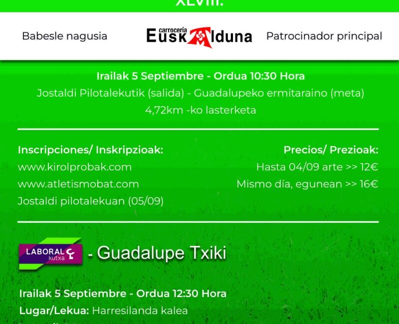 XLVIII. SUBIDA GUADALUPE IGOERA - 2026