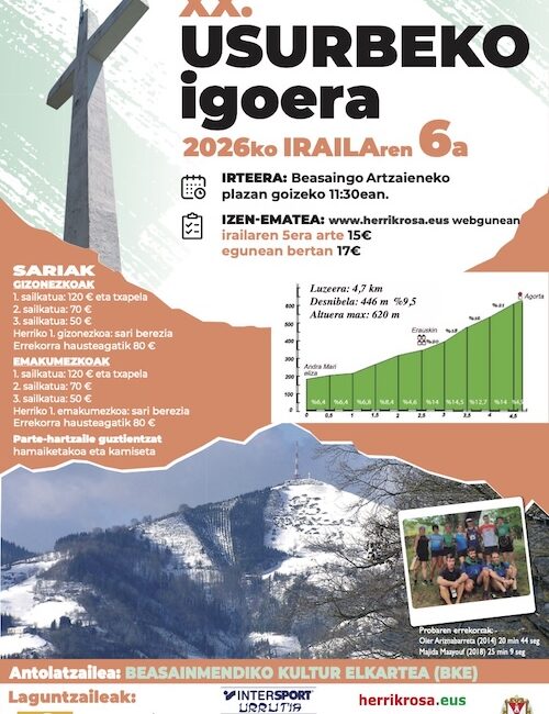 XX. USURBE IGOERA - 2026
