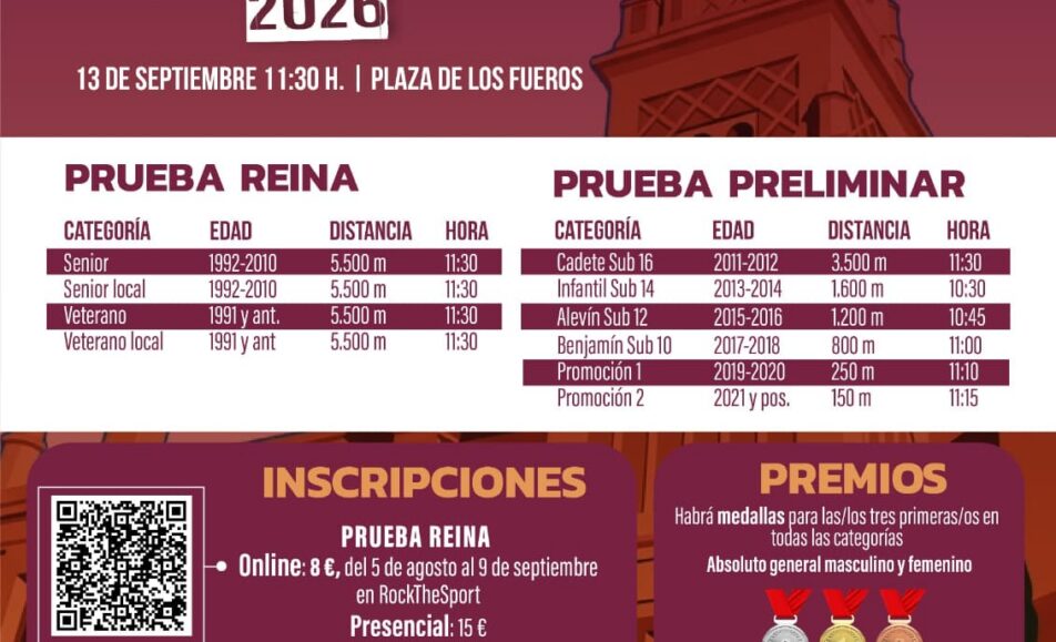 XLVI. CARRERA PEDESTRE CIUDAD DE CORELLA - 2026