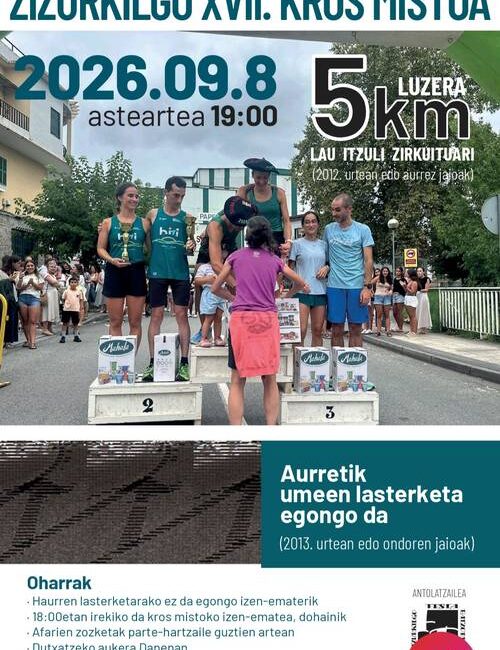 XVII. ZIZURKILGO KROS MISTOA - 2026
