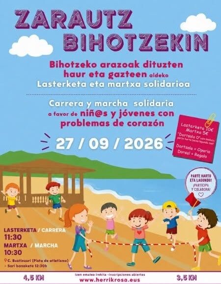 ZARAUTZ BIHOTZEKIN ELKARTASUN LASTERKETA - 2026