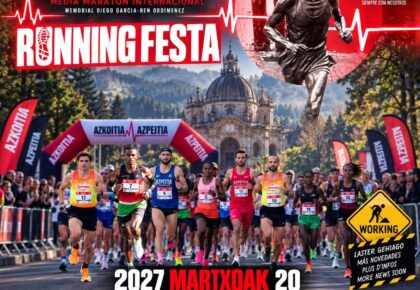 Diego Garciaren oroimenezko 34. AZKOITIAZPEITIA Nazioarteko Maratoi Erdiak badu data: 2027ko martxoaren 20a